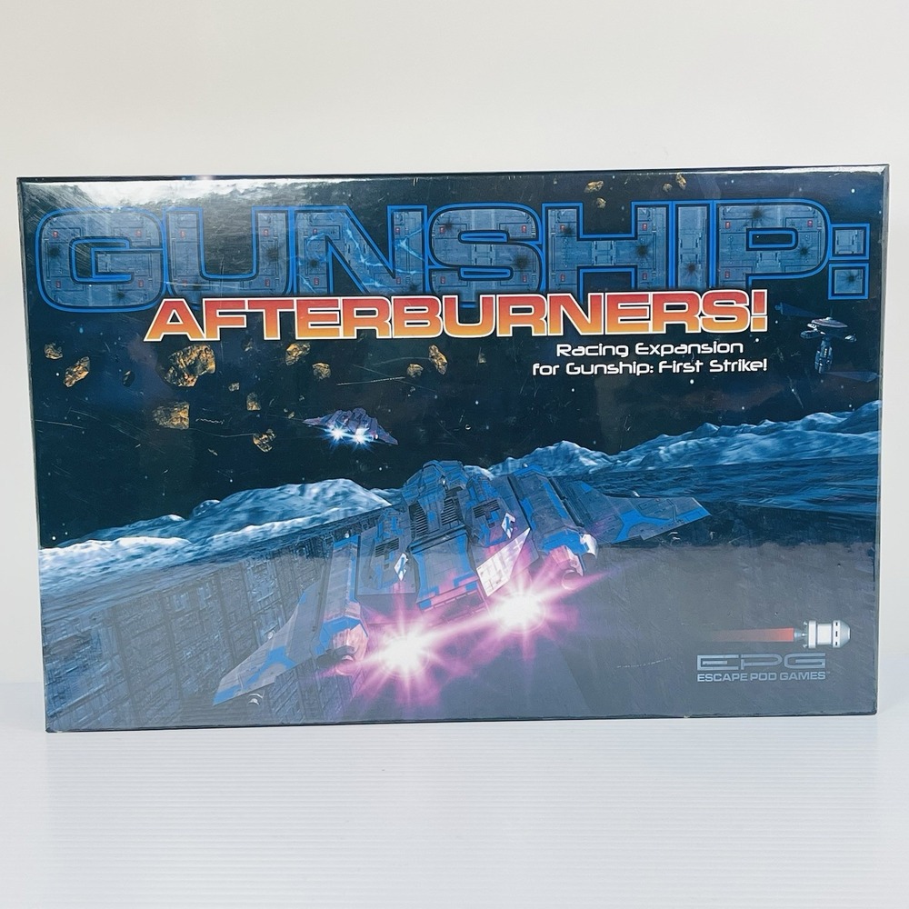 Gunship Afterburners! Racing Expansion Board Game Escape Pod Dice Fantasy SEALED